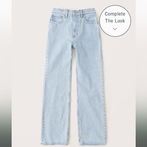 Curve love Abercrombie 90s Relaxed Jean size 26 extra long